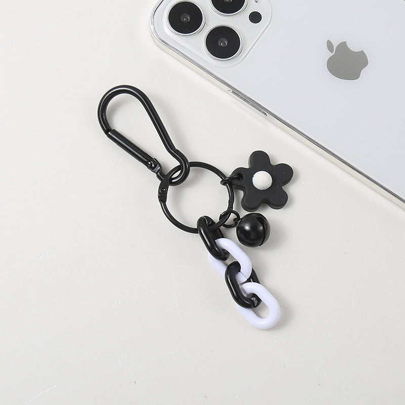 Wholesale Flower Chain Bell Keychain